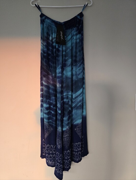 Papa Vancouver Pants - NWT Tie-Dye Wide Leg Pants Palazzo Style Women's Boho Beach Vacation